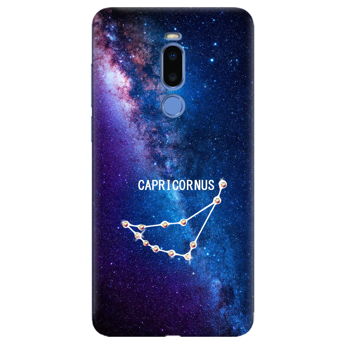 Чехол для Meizu Note 8 Capriconus (Козерог) со сразами - фото 1