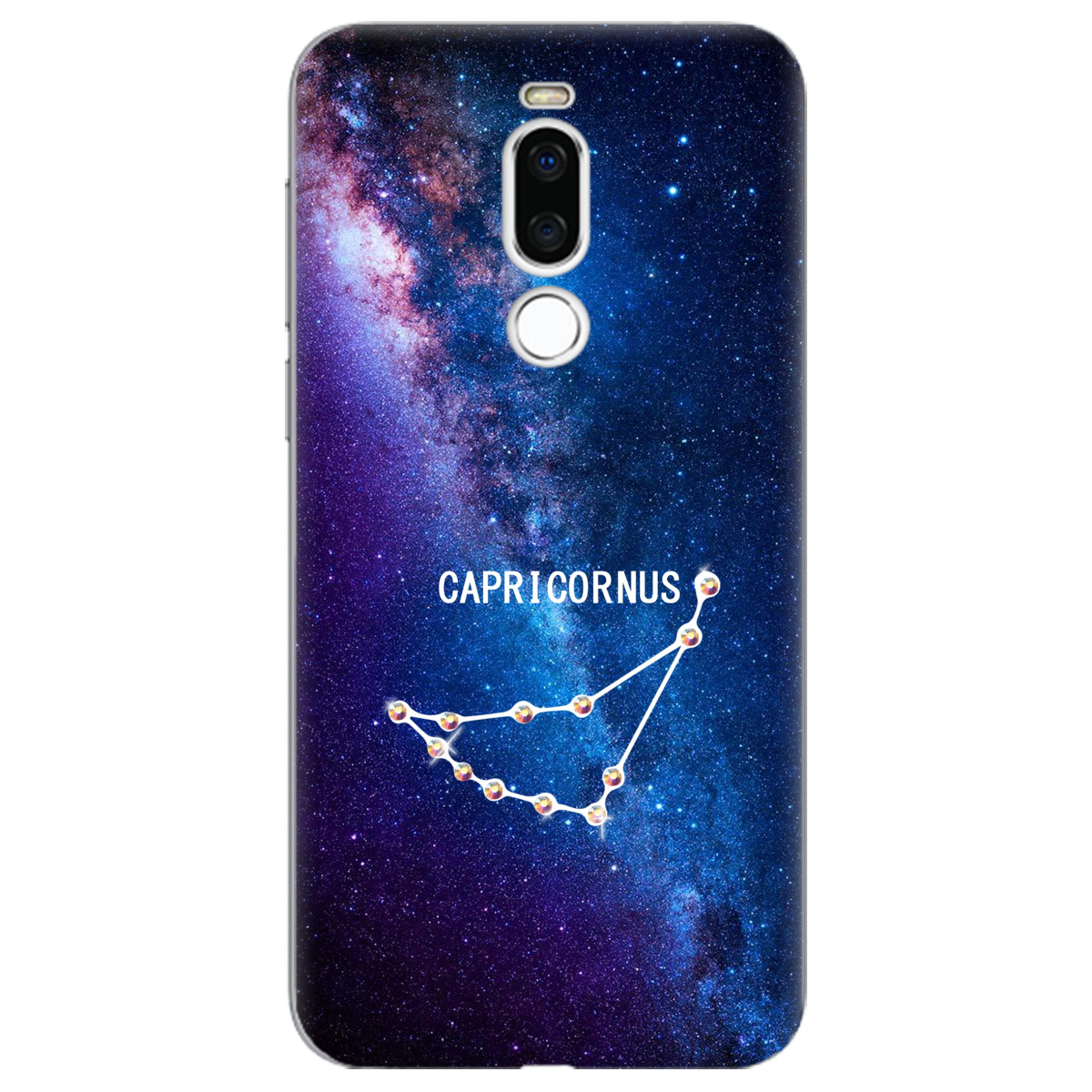 Чехол для Meizu X8 Capriconus (Козерог) со сразами - фото 1