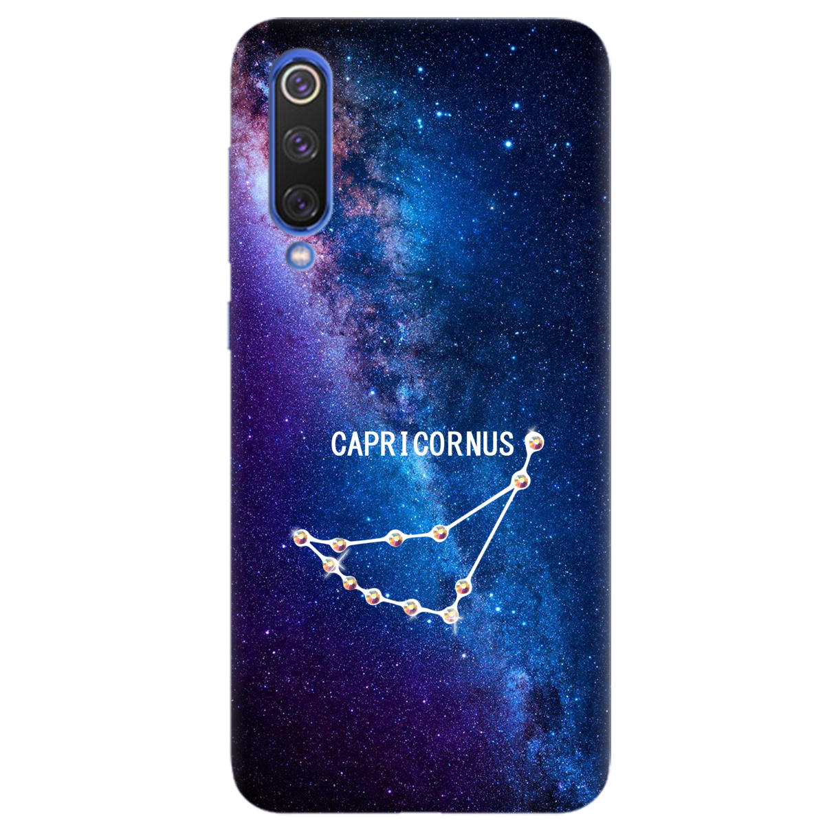 Чехол для Xiaomi Mi 9 Capriconus (Козерог) со сразами - фото 1