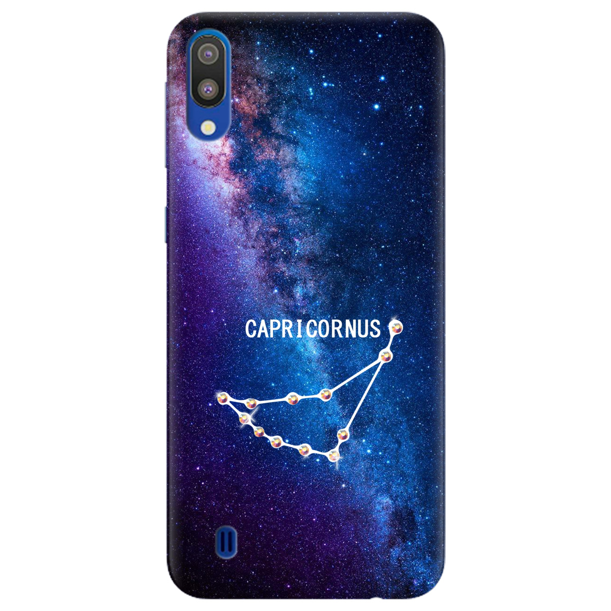 Чехол для Samsung Galaxy M10 Capriconus (Козерог) со сразами - фото 1