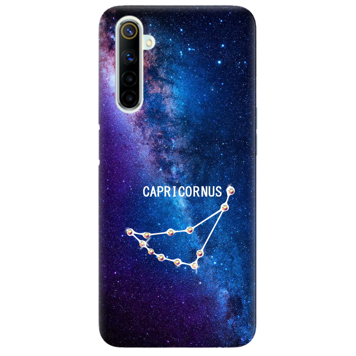 Чехол для Realme 6 Capriconus (Козерог) со сразами - фото 1