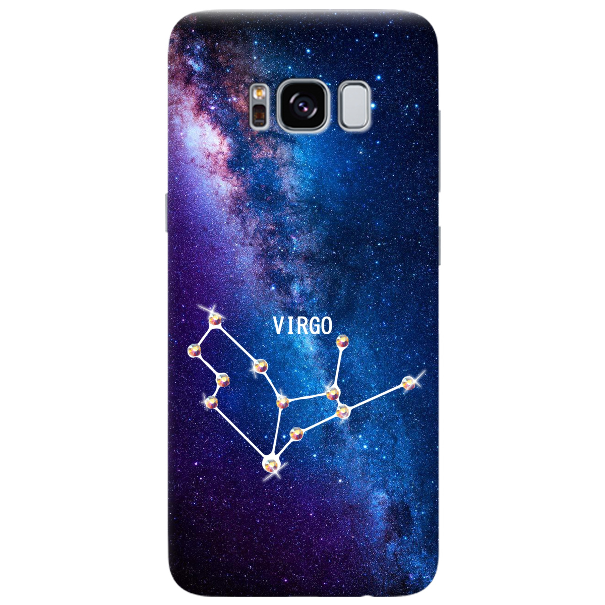 Чохол для Samsung Galaxy S8 Virgo (Діва) зі стразами - фото 1