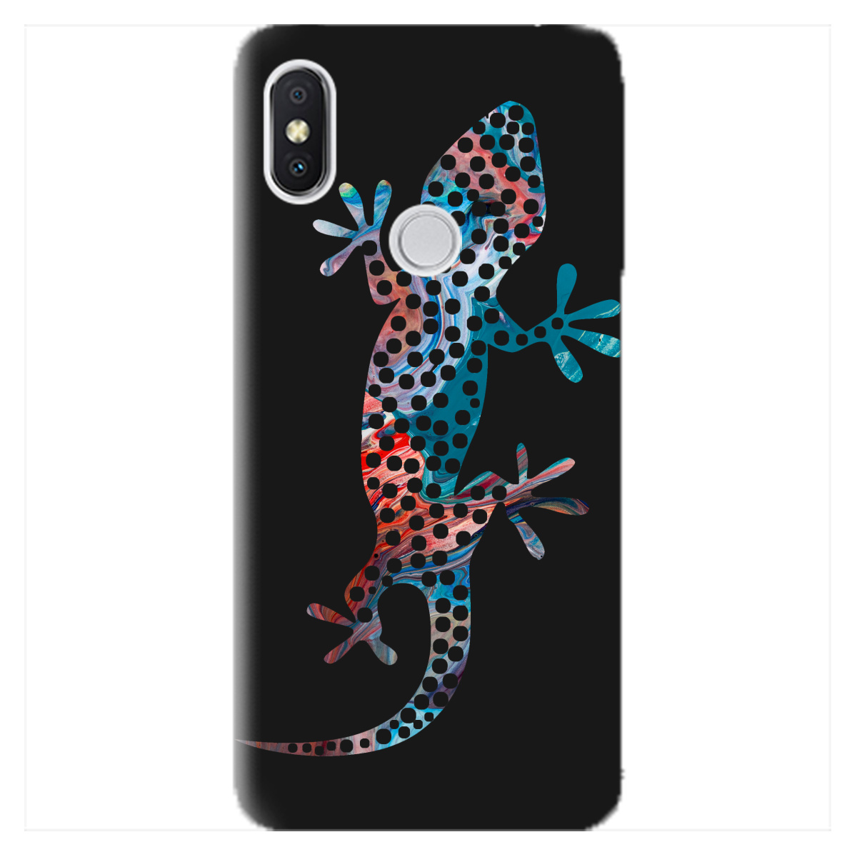 Чехол для Xiaomi Redmi S2 черный матовый soft touch Chameleon - фото 1