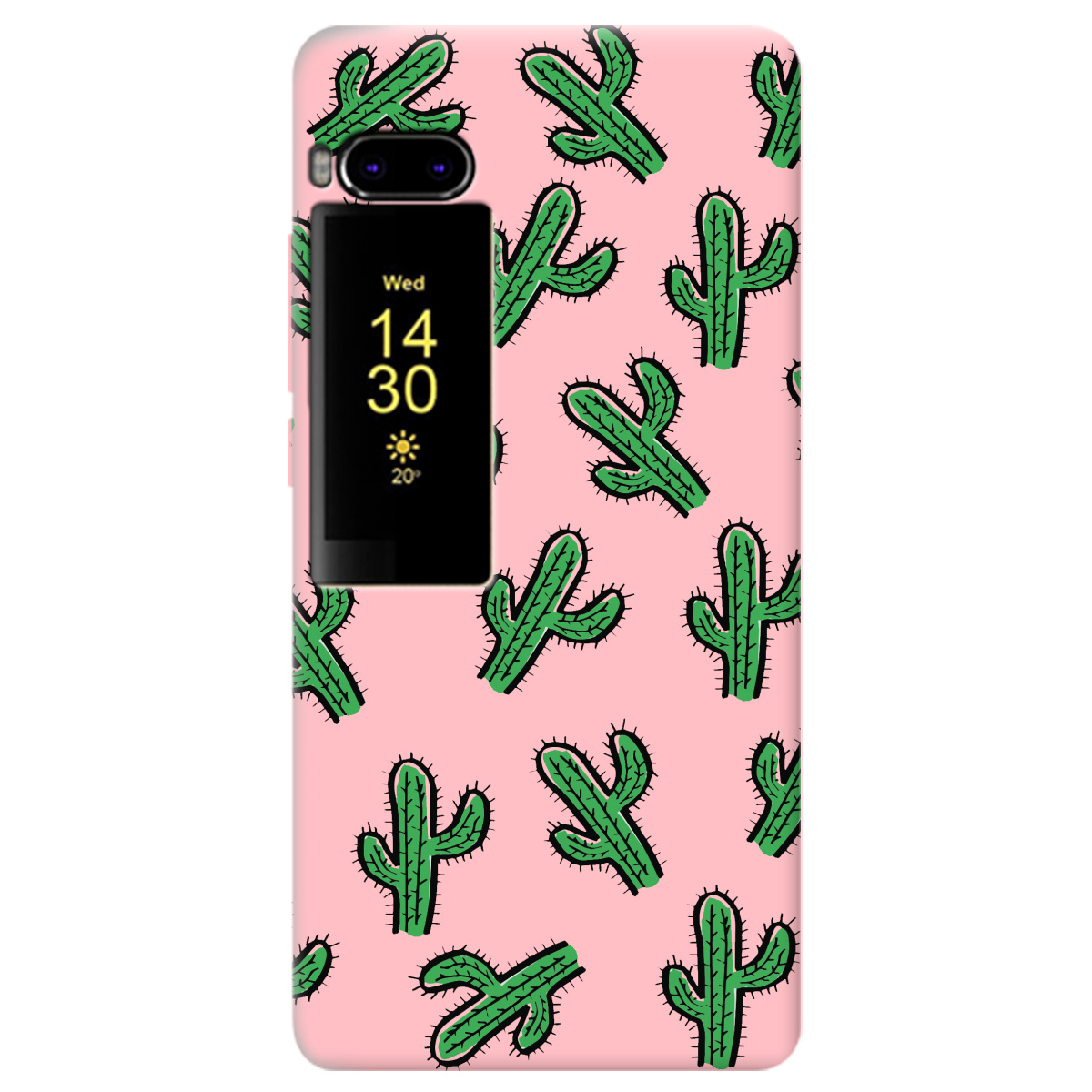 Чехол для Meizu Pro 7 нежно-розовый матовый soft touch Mexico - фото 1