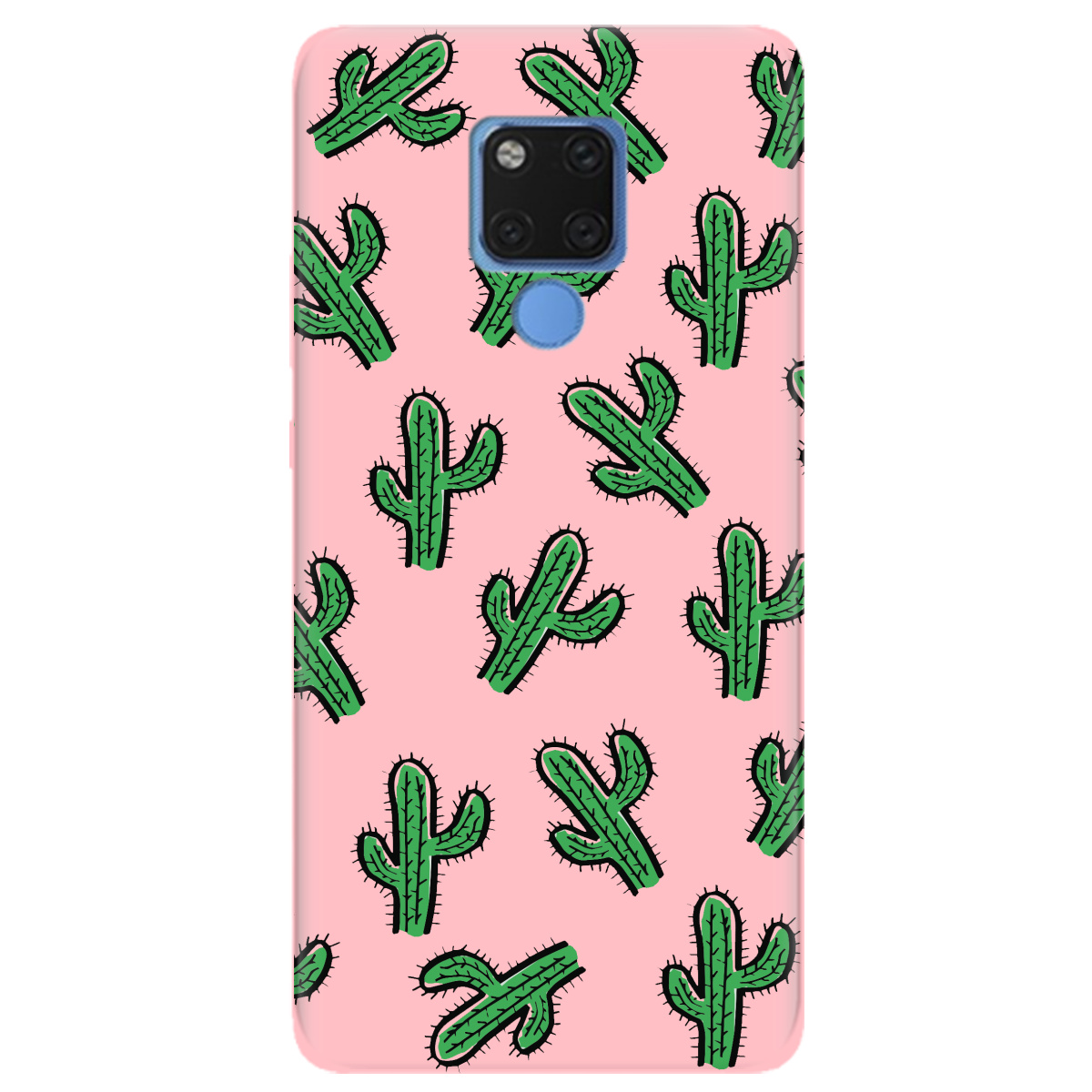 Чехол для Huawei Mate 20 X нежно-розовый матовый soft touch Mexico - фото 1