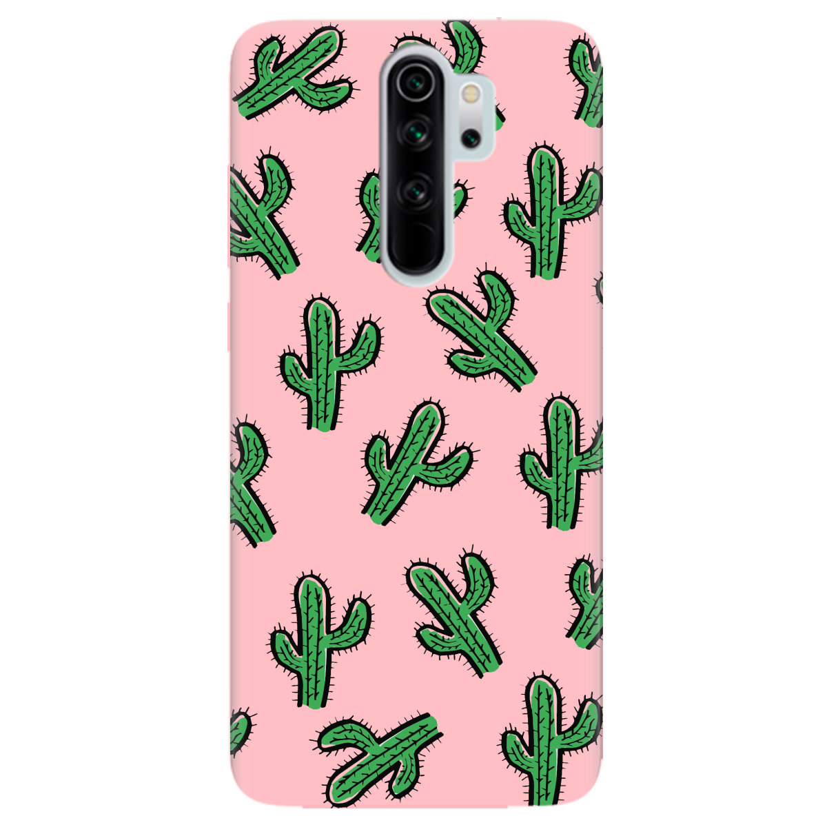 Чехол для Xiaomi Redmi Note 8 Pro нежно-розовый матовый soft touch Mexico - фото 1