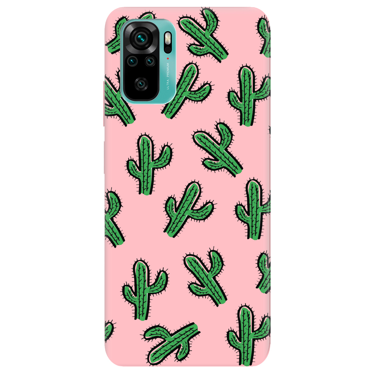 Чехол для Xiaomi Redmi Note 10s нежно-розовый матовый soft touch Mexico - фото 1