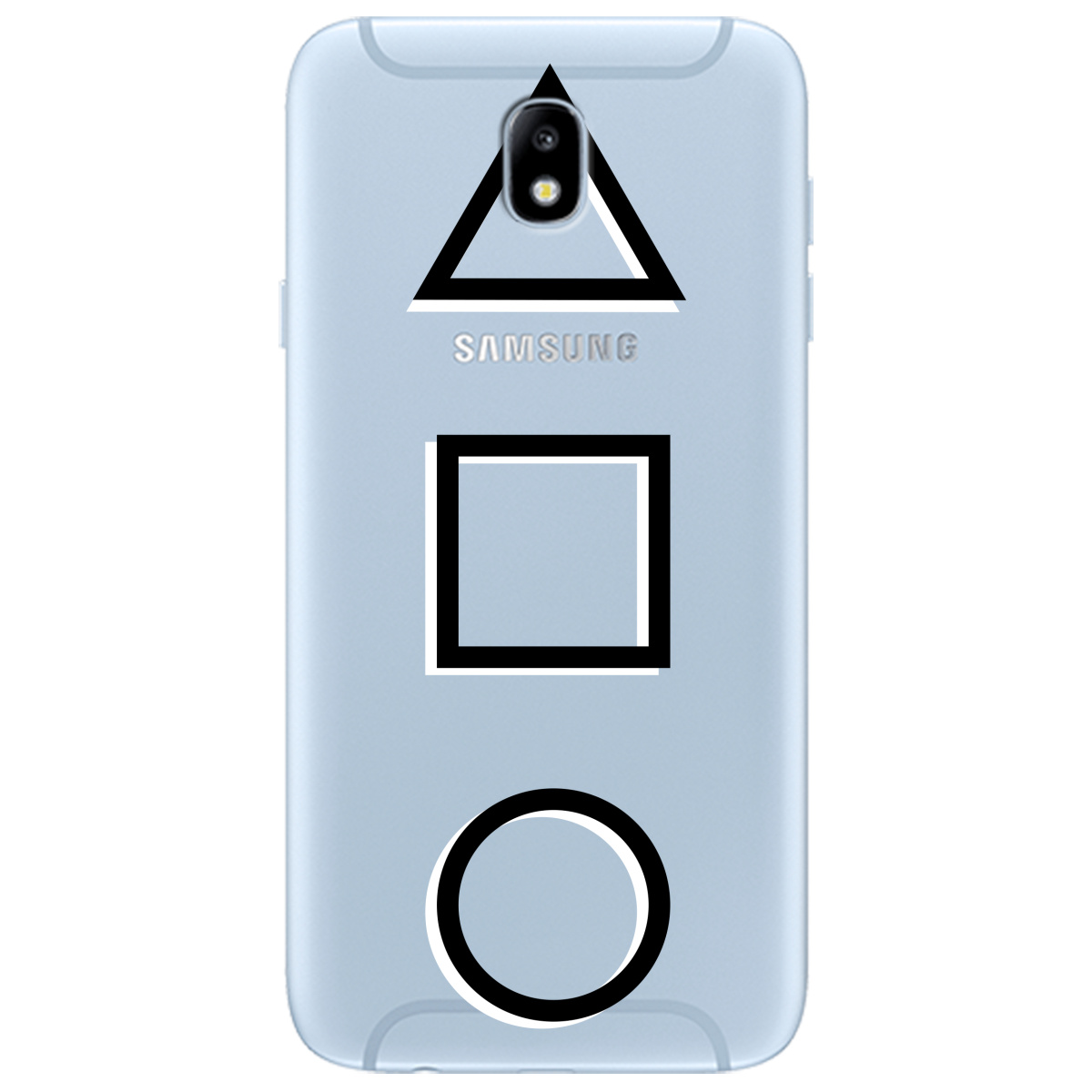 Чехол для Samsung Galaxy J7 2017 Squid games - фото 1