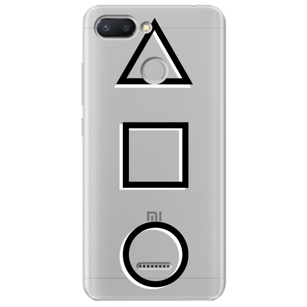 Чехол для Xiaomi Redmi 6 Squid games - фото 1