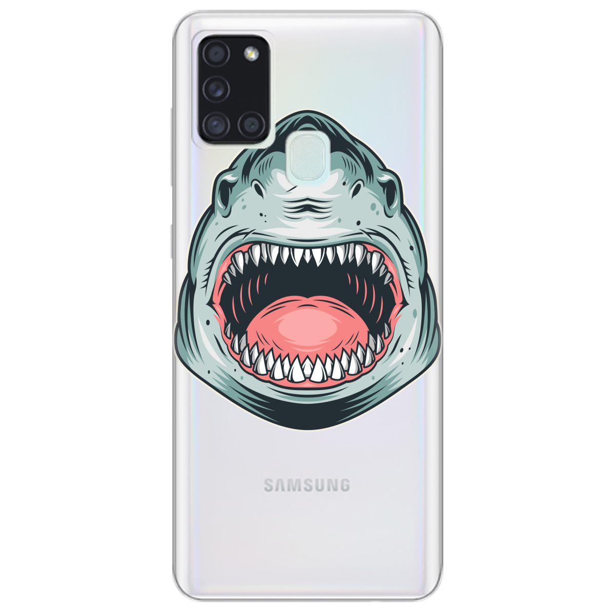 Чехол для Samsung Galaxy A21s "Shark" - фото 1