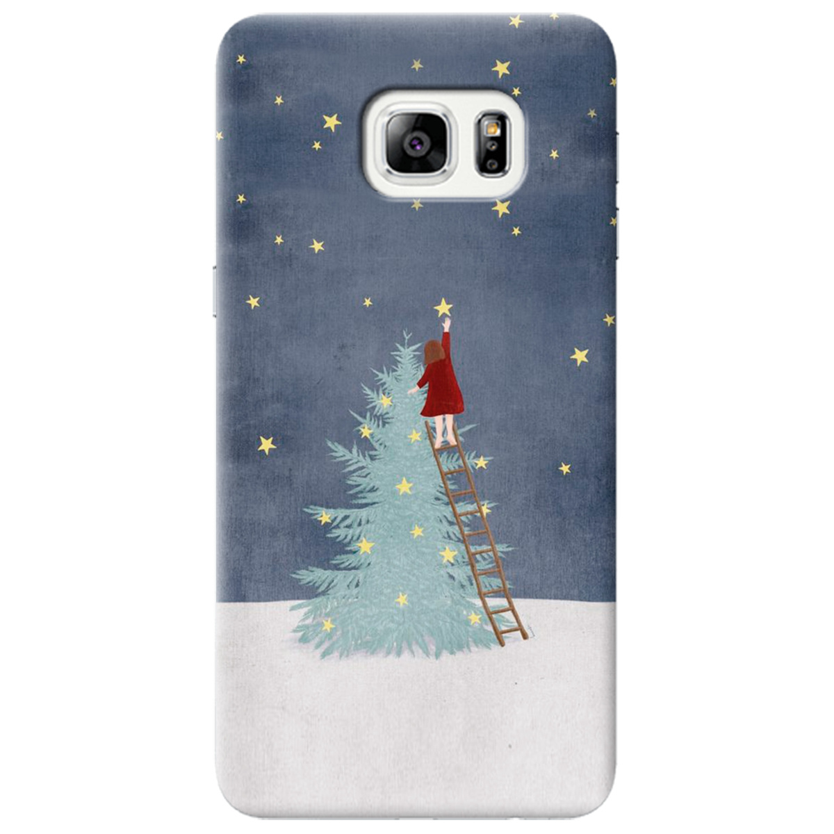 Чехол для Samsung Galaxy S6 Edge Plus Girlwithstar - фото 1