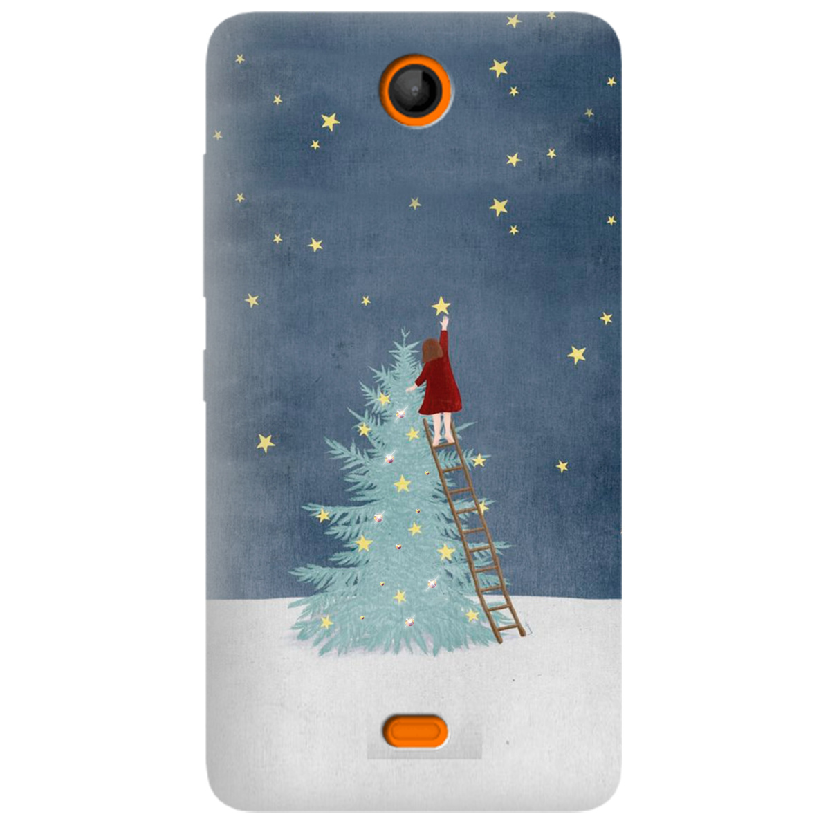 Чохол для Nokia Lumia 430 Girlwithstar зі стразами - фото 1