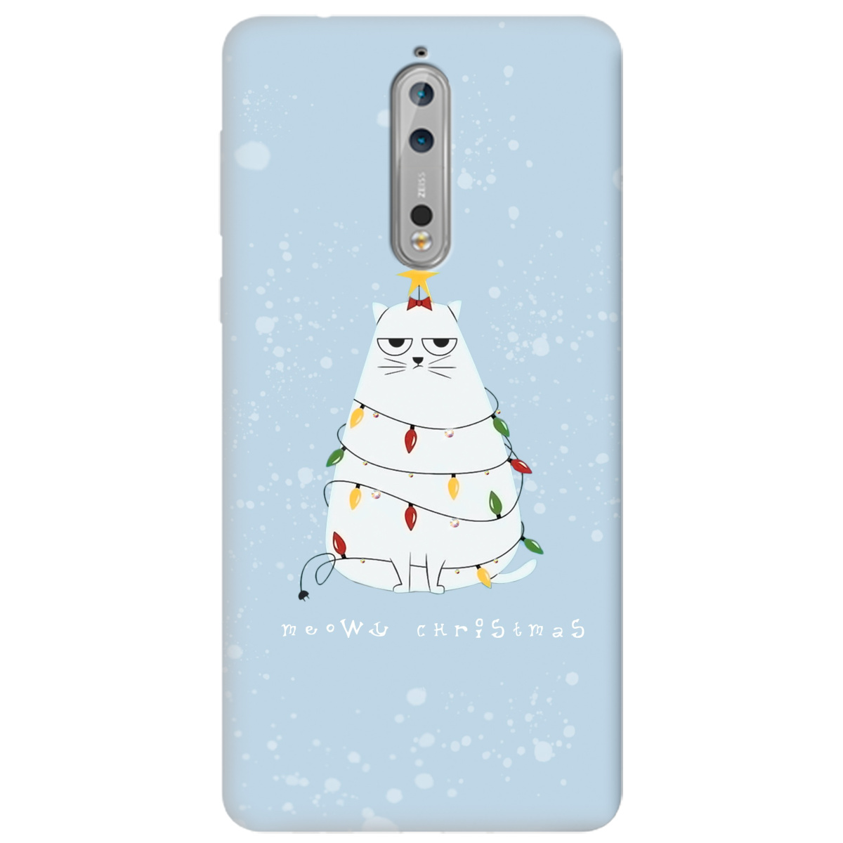 Чехол для Nokia 8 Meowy со стразами - фото 1