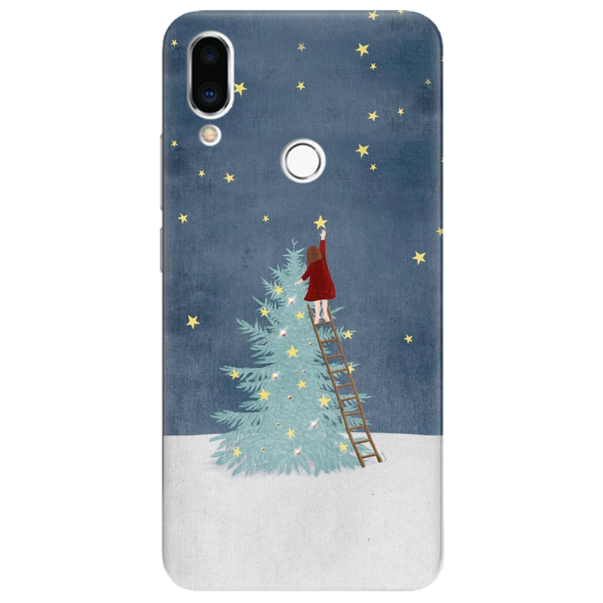 Чехол для Meizu Note 9 Girlwithstar со стразами - фото 1