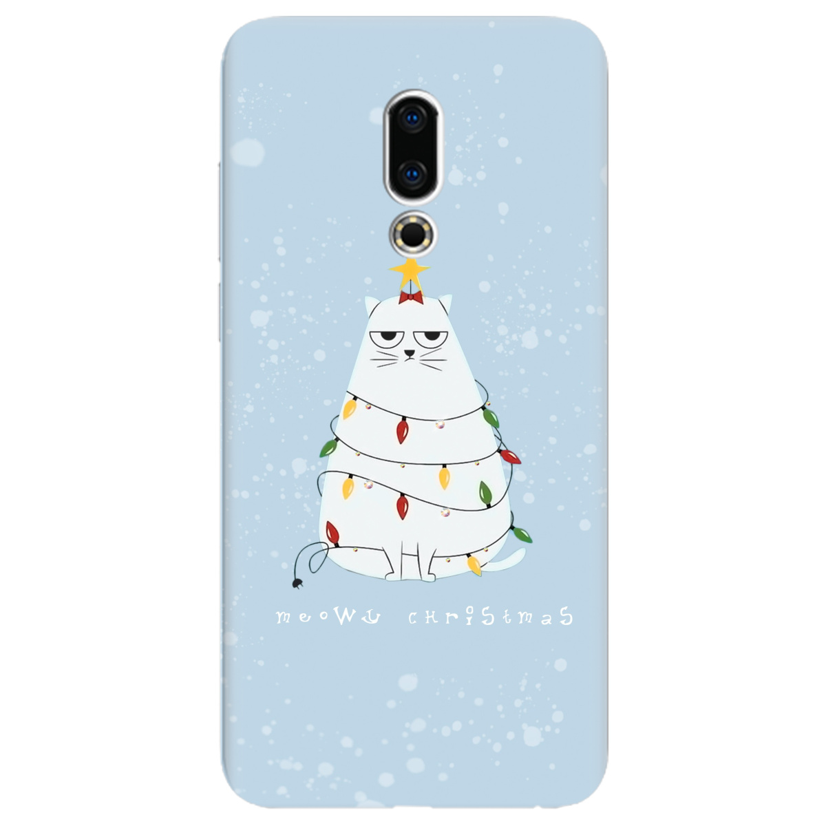 Чехол для Meizu 16 Plus Meowy со стразами - фото 1