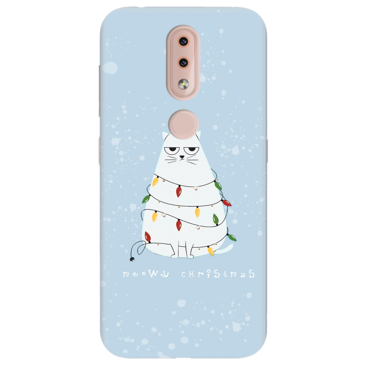 Чехол для Nokia 4.2 Meowy со стразами - фото 1