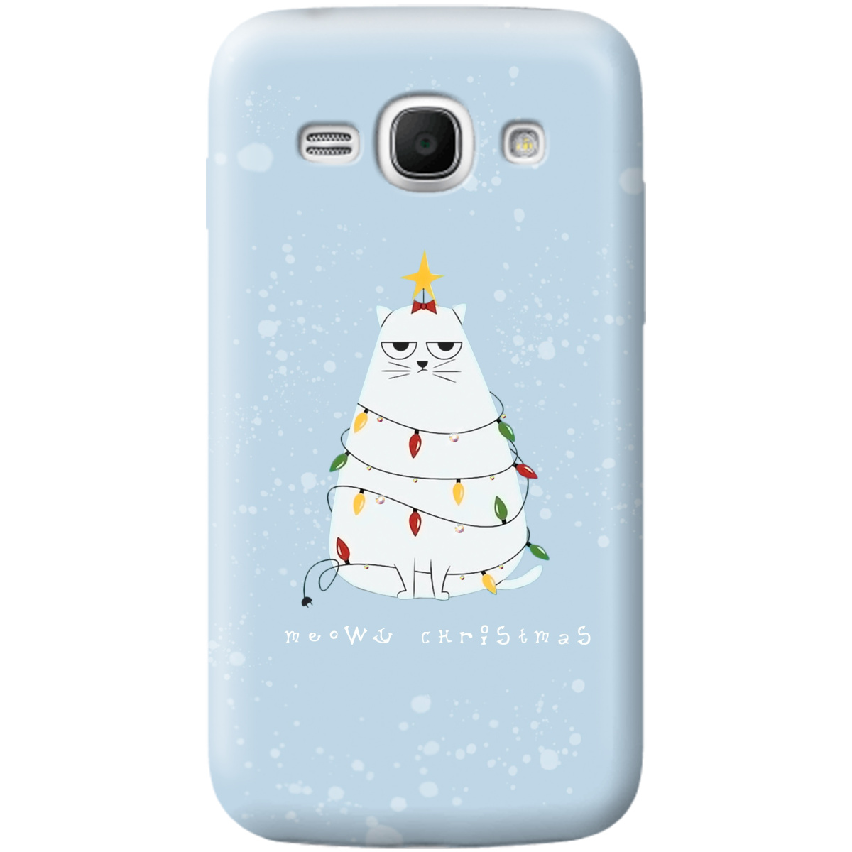 Чехол для Samsung Galaxy Ace 3 S7272 Meowy со стразами - фото 1