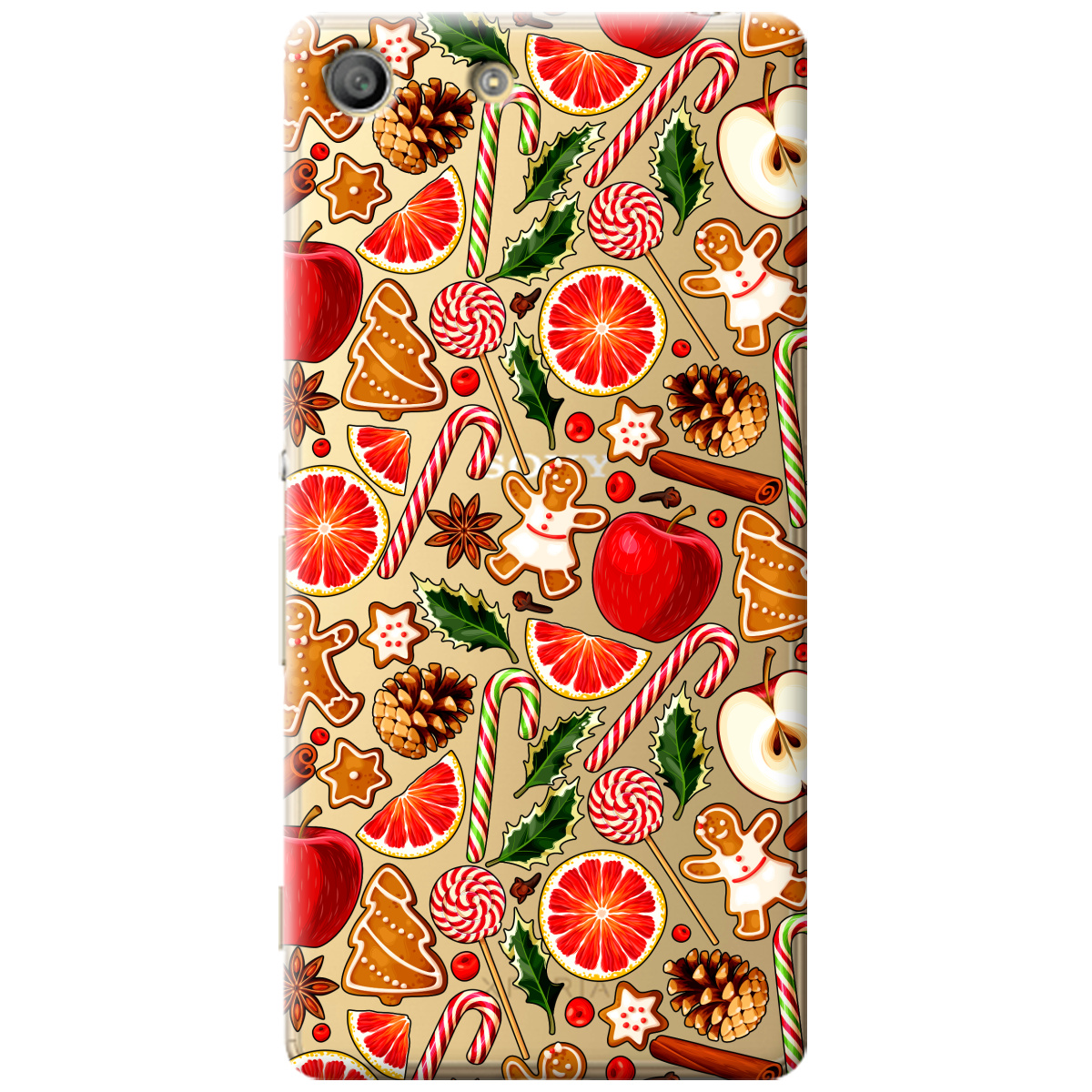 Чохол для SONY Xperia M5/M5 Dual Christmas spices - фото 1