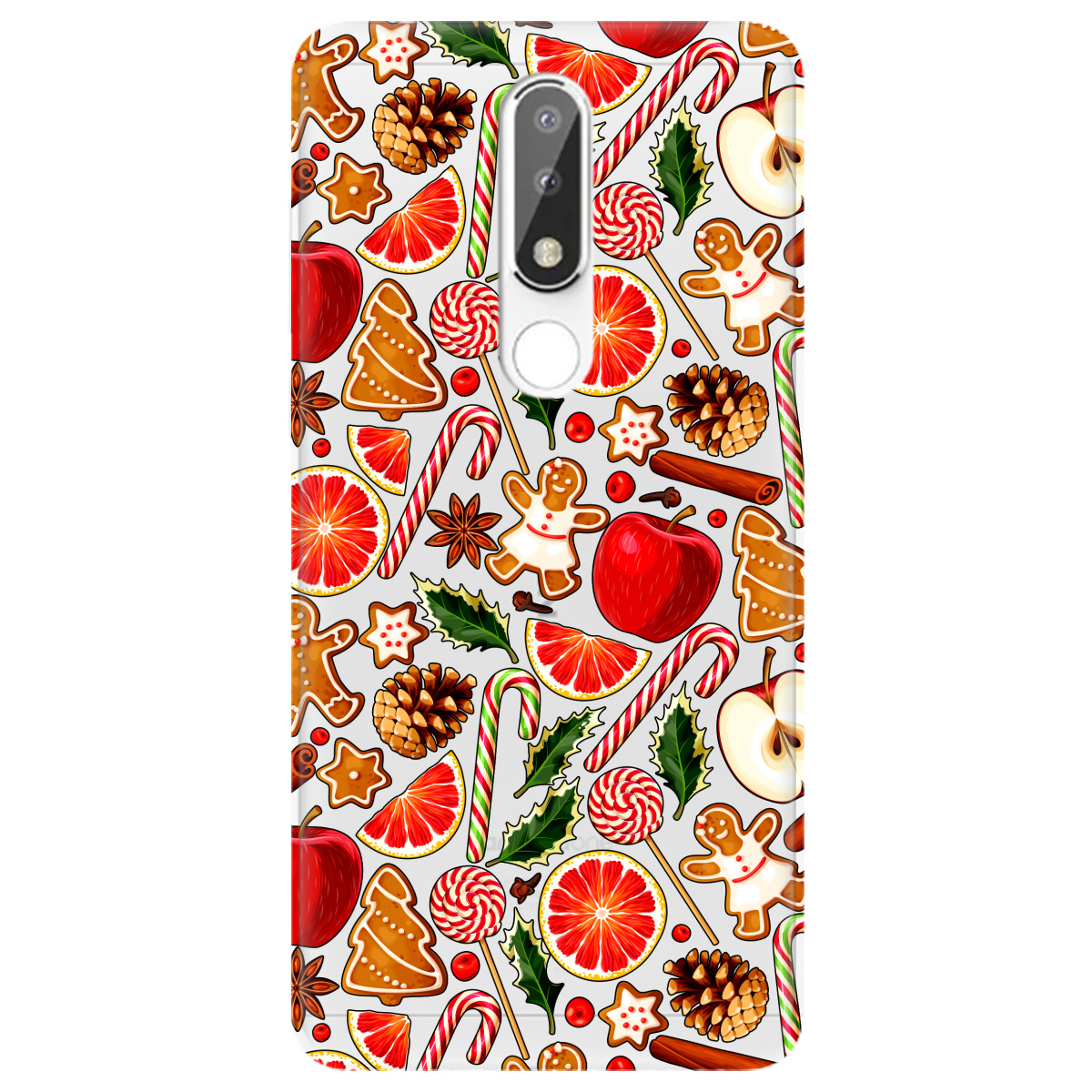 Чехол для Nokia 5.1 Plus X5 Christmas spices - фото 1