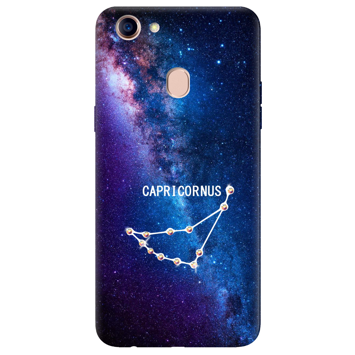 Чехол для Oppo F5 Capriconus (Козерог) со сразами - фото 1