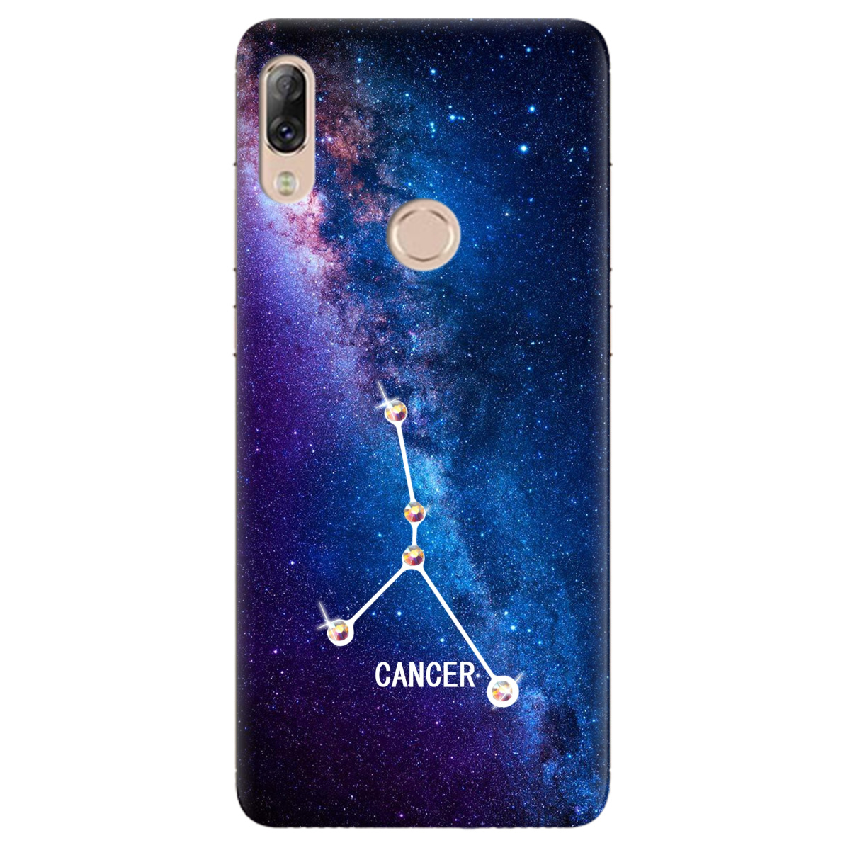 Чохол для Lenovo K5 Pro Cancer (Рак) зі стразами - фото 1