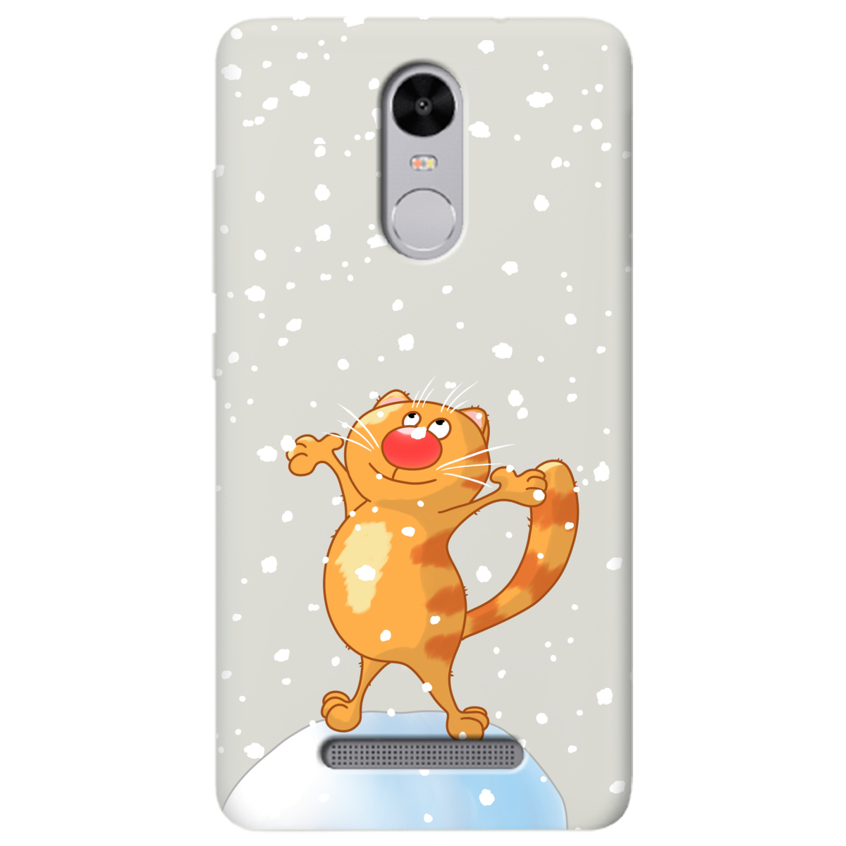 Чехол для Xiaomi Redmi Note 3 / 3 Pro полупрозрачный матовый soft touch By Happy - фото 1