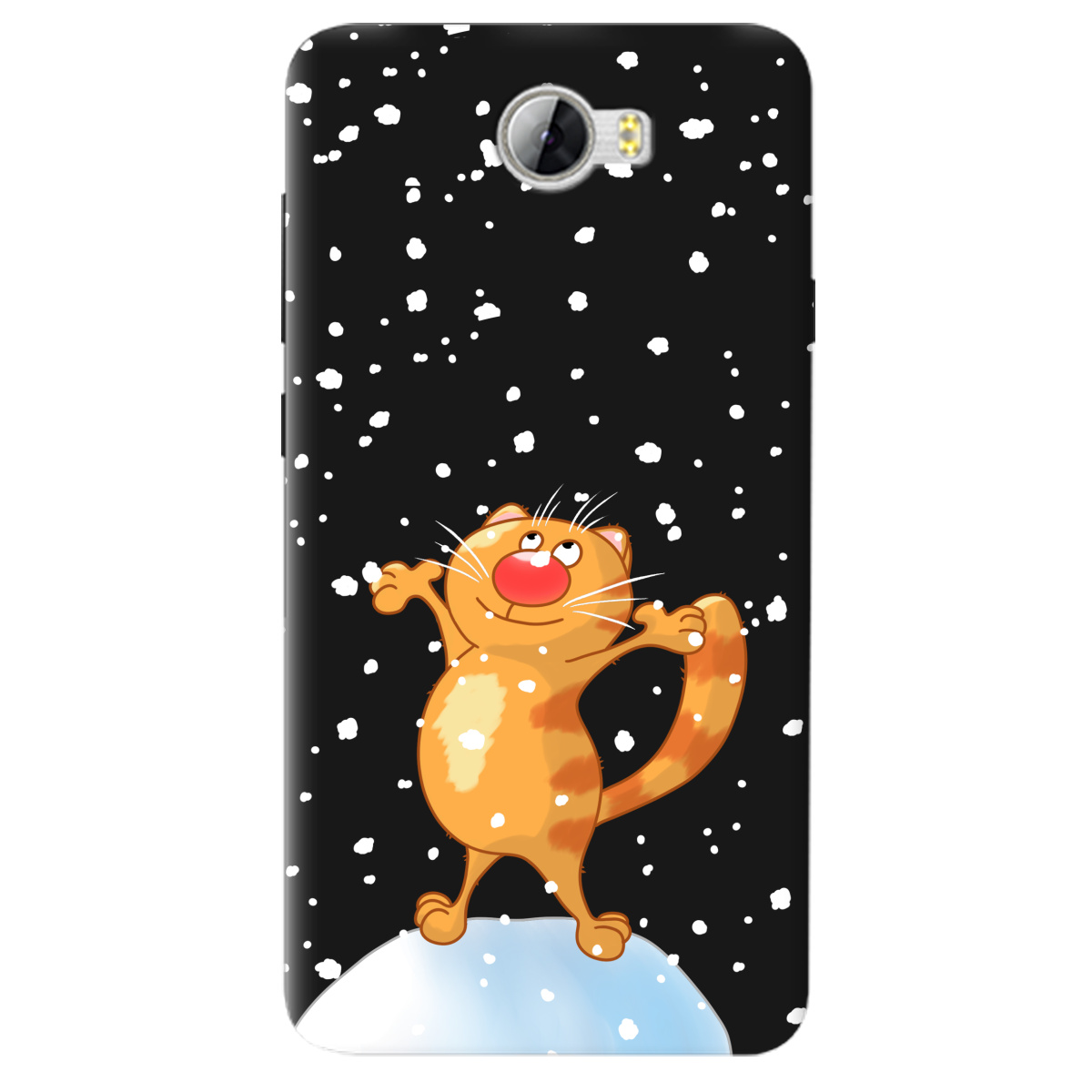 Чохол для Huawei Y5 II чорний матовий soft touch By Happy - фото 1