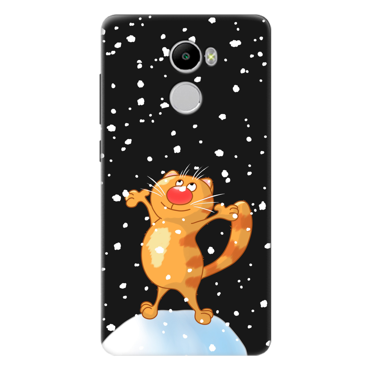 Чехол для Xiaomi Redmi 4 черный матовый soft touch By Happy - фото 1