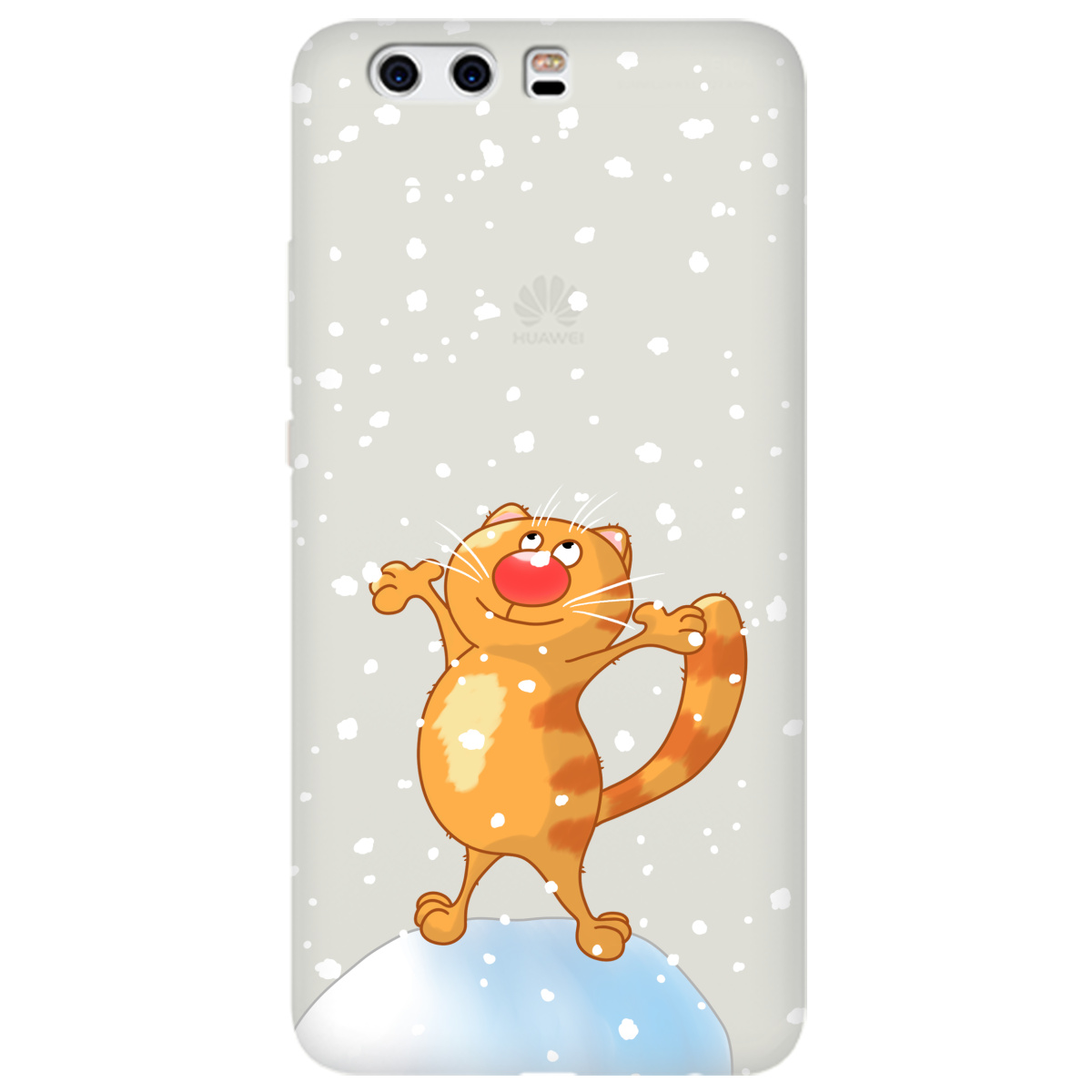 Чехол для Huawei P10 Plus полупрозрачный матовый soft touch By Happy - фото 1