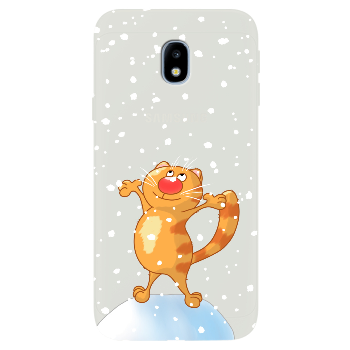 Чохол для Samsung Galaxy J3 2017 напівпрозорий матовий soft touch By Happy - фото 1