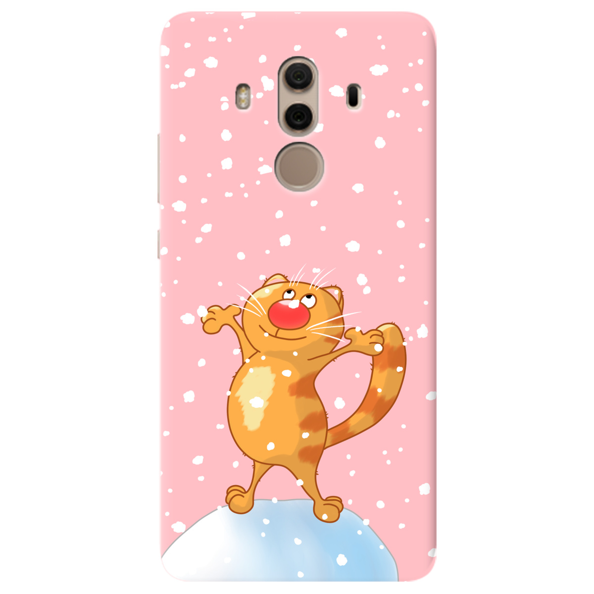 Чехол для Huawei Mate 10 Pro нежно-розовый матовый soft touch By Happy - фото 1