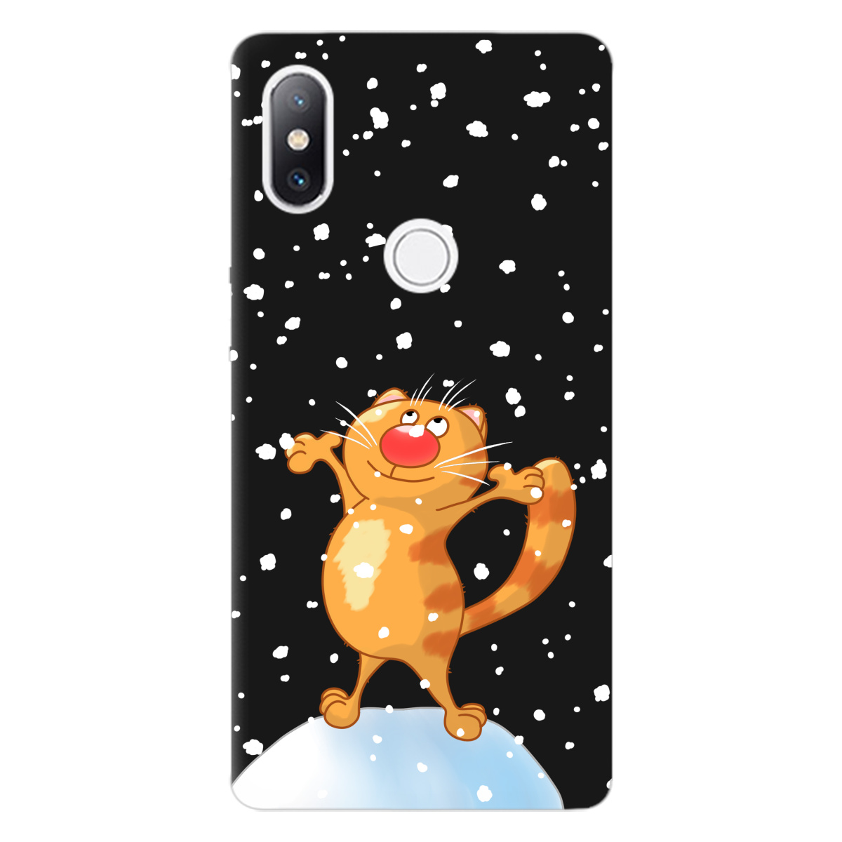 Чохол для Xiaomi Mi Mix 2S чорний матовий soft touch By Happy - фото 1