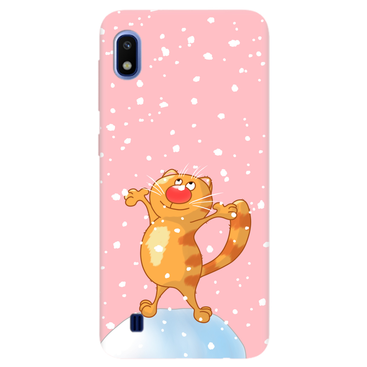 Чохол для Samsung Galaxy A10 ніжно-рожевий матовий soft touch By Happy - фото 1