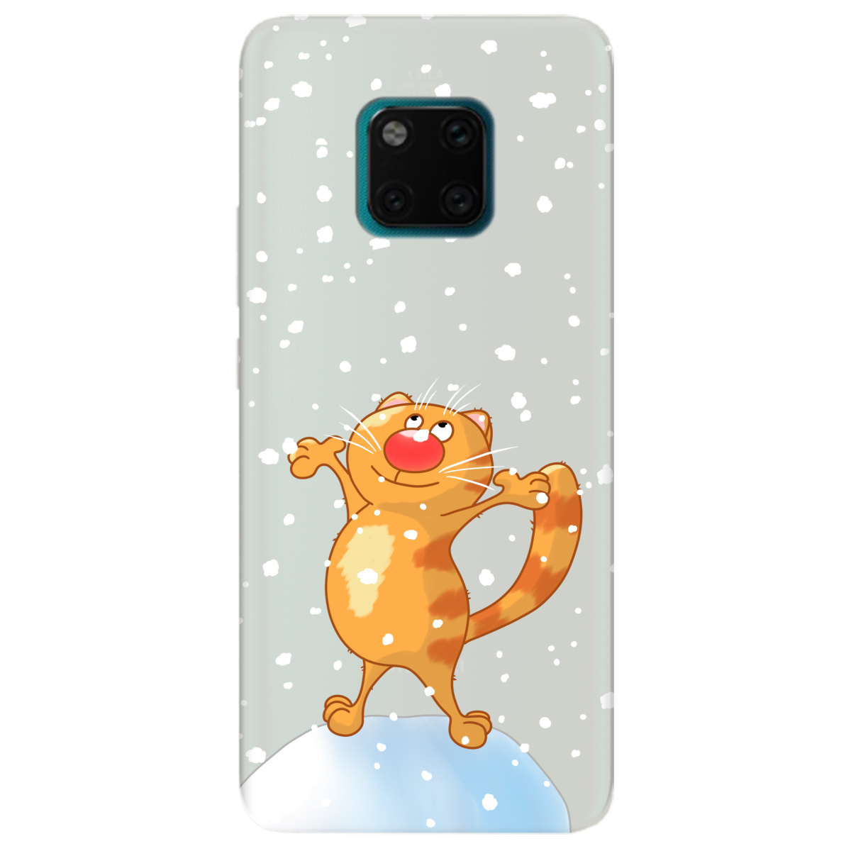 Чохол для Huawei Mate 20 Pro напівпрозорий матовий soft touch By Happy - фото 1