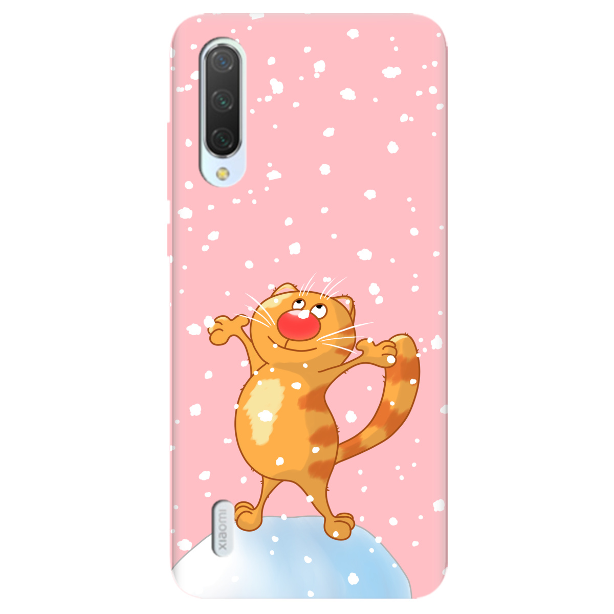 Чохол для Xiaomi Mi 9 Lite ніжно-рожевий матовий soft touch By Happy - фото 1
