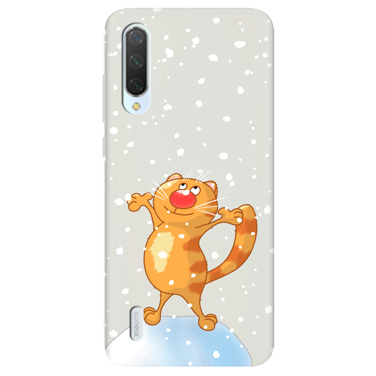 Чохол для Xiaomi Mi 9 Lite напівпрозорий матовий soft touch By Happy - фото 1