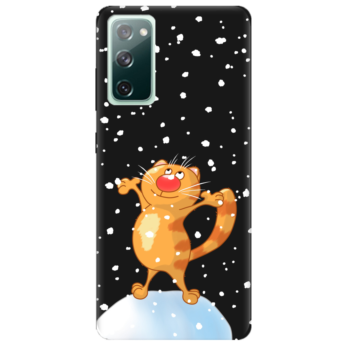 Чохол для Samsung Galaxy S20 FE чорний матовий soft touch By Happy - фото 1