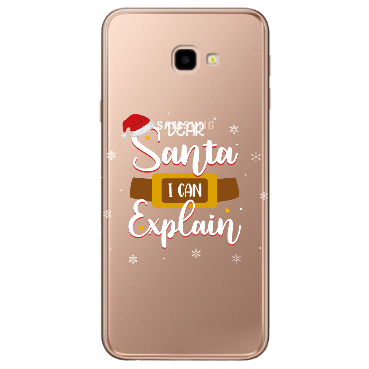 Чехол для Samsung Galaxy J4 Plus 2018 Dear Santa - фото 1