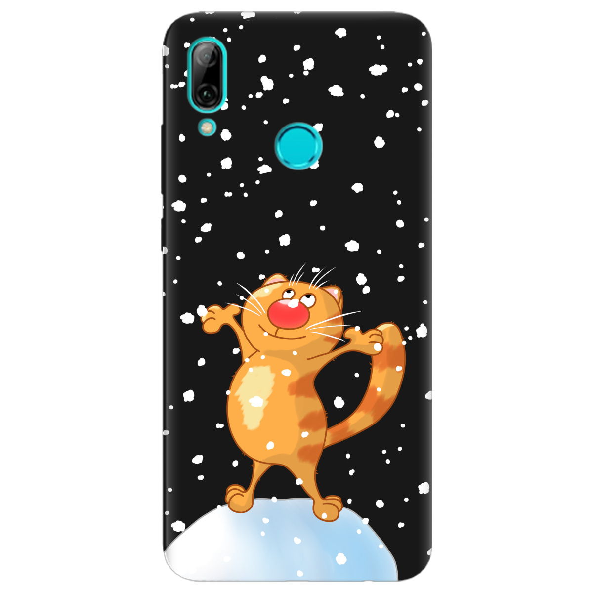 Чехол для Huawei P Smart 2019 черный матовый soft touch By Happy - фото 1