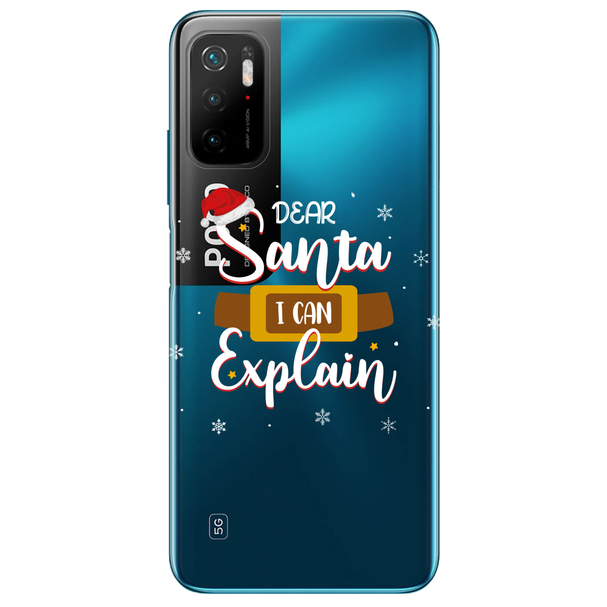 Чехол для Xiaomi Redmi Note 10 5G Dear Santa - фото 1