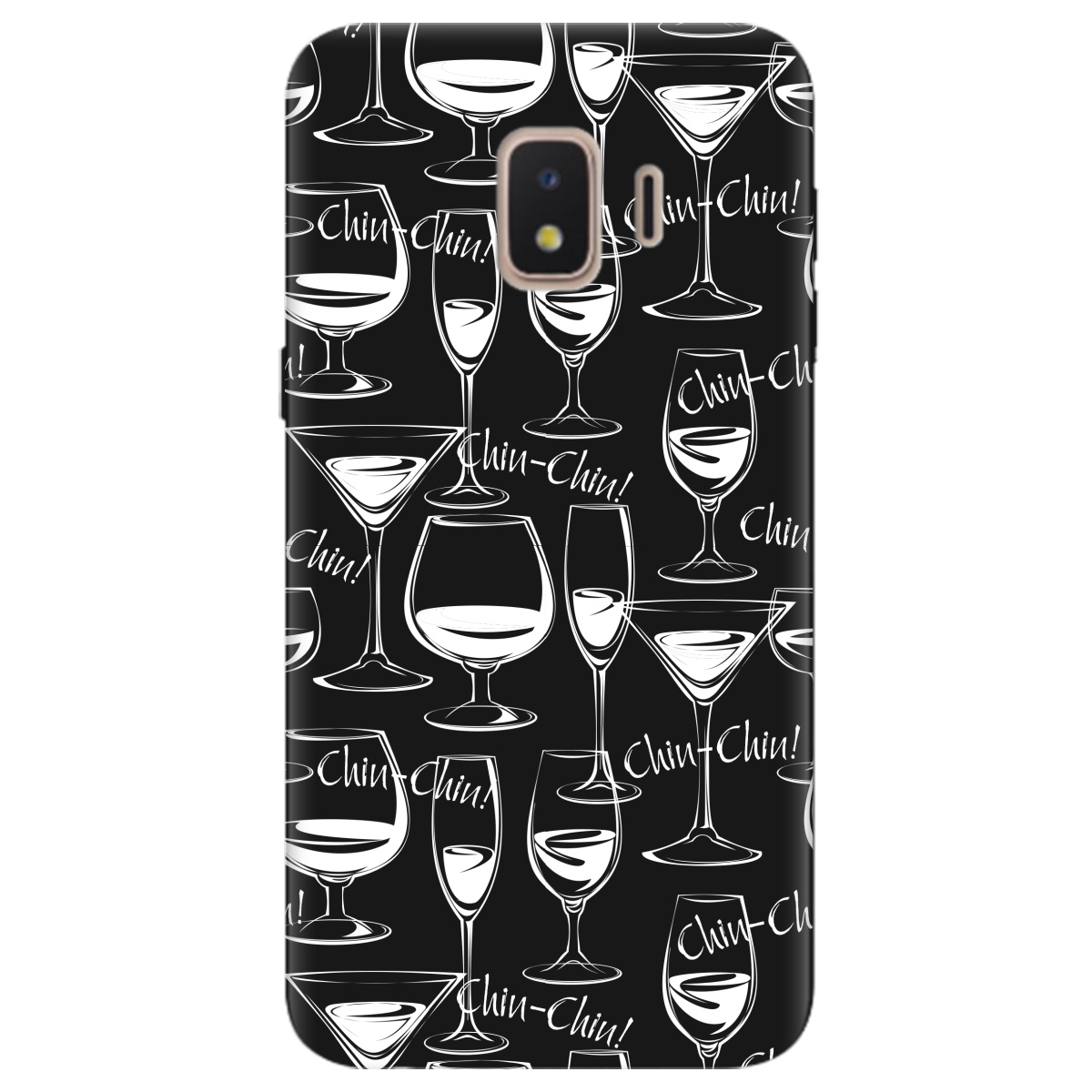 Чохол для Samsung Galaxy J2 Core 2018 чорний матовий soft touch Chin chin - фото 1