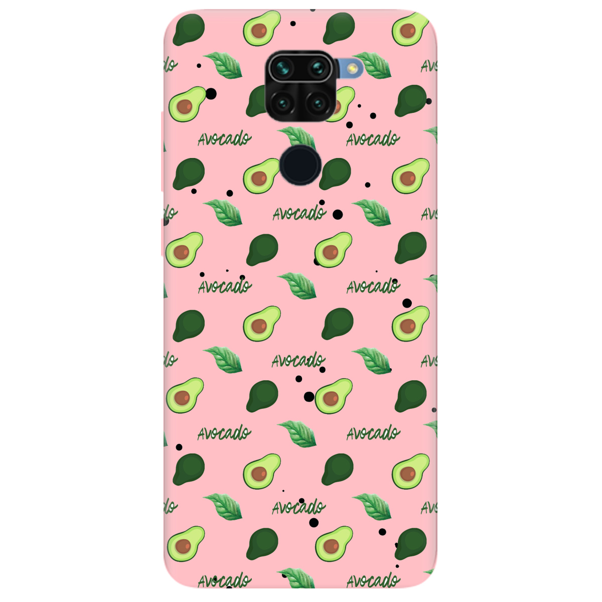 Чохол для Xiaomi Redmi Note 9 ніжно-рожевий матовий soft touch Avocado - фото 1