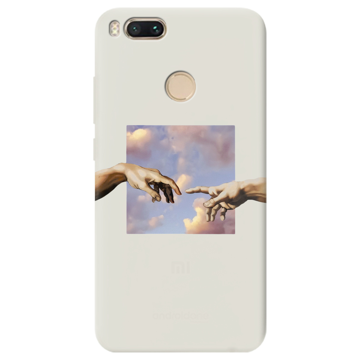 Чохол для Xiaomi Mi A1 напівпрозорий матовий soft touch Hands - фото 1