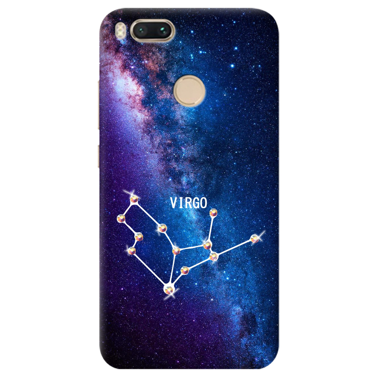 Чехол для Xiaomi Mi A1 Virgo (Дева) со стразами - фото 1