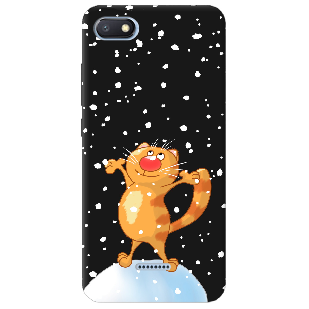 Чохол для Xiaomi Redmi 6A чорний матовий soft touch By Happy - фото 1