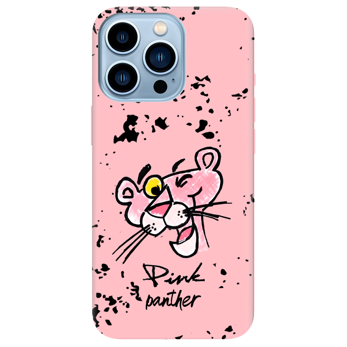 Чехол для Apple iPhone 13 Pro Max нежно-розовый матовый soft touch Pink Panther - фото 1