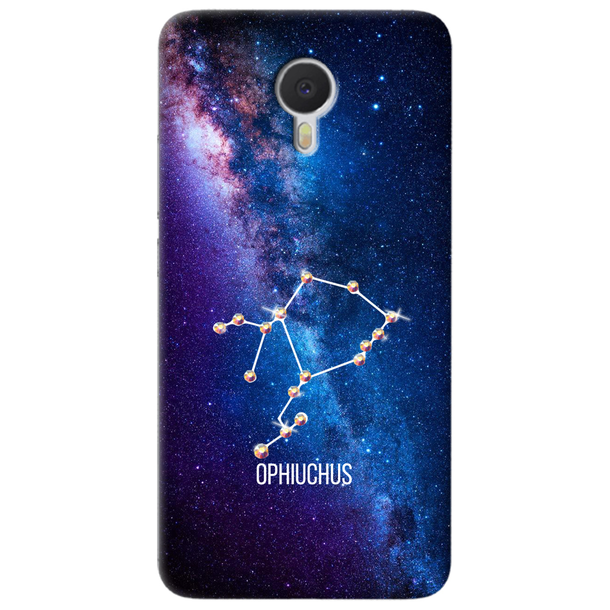 Чехол для Meizu M3 Note Ophiuchus (Змееносец) со стразами - фото 1