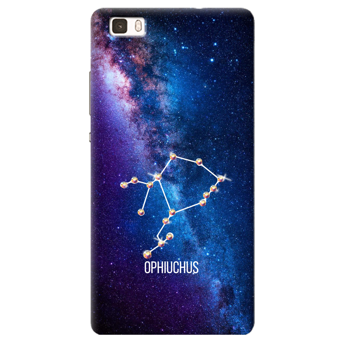 Чехол для Huawei P8 Lite Ophiuchus (Змееносец) со стразами - фото 1