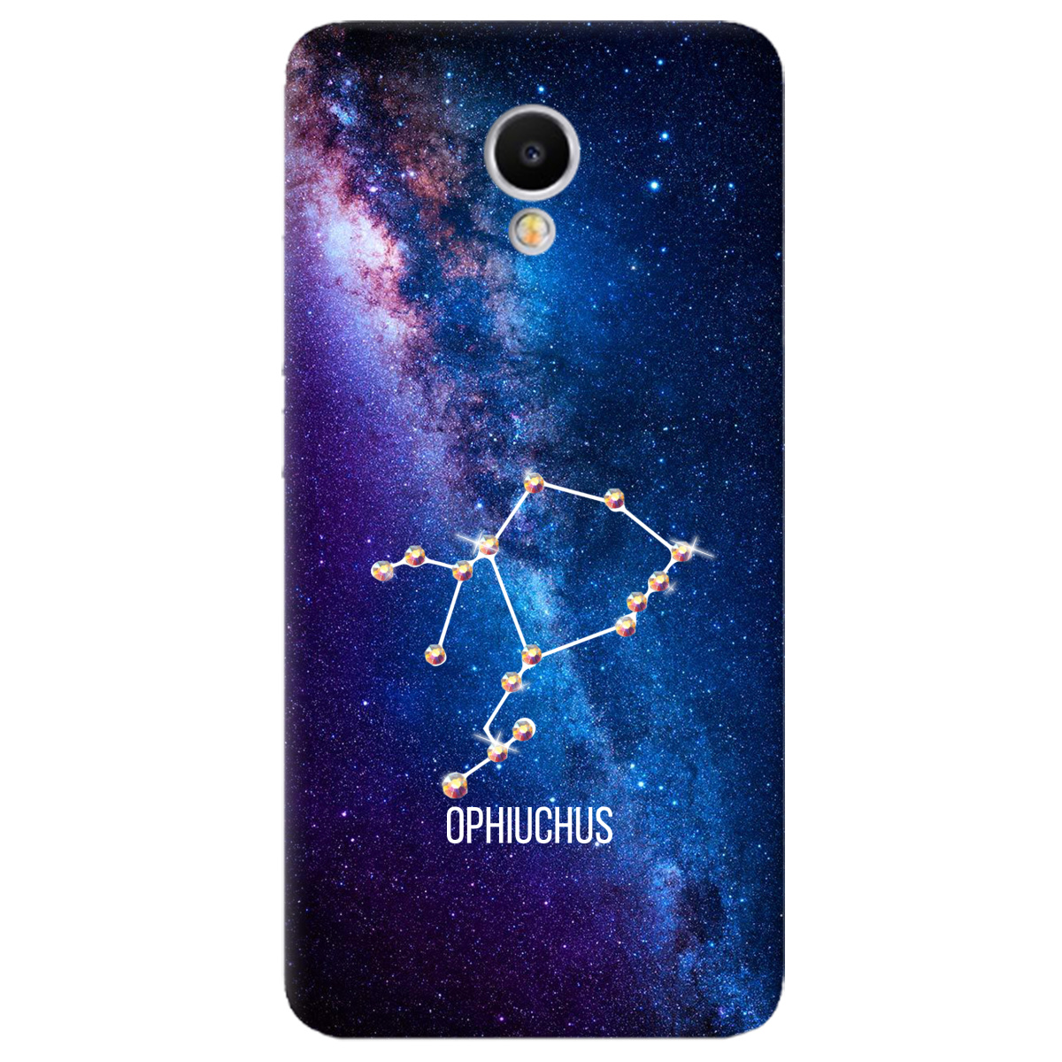 Чехол для Meizu 15 Lite Ophiuchus (Змееносец) со стразами - фото 1