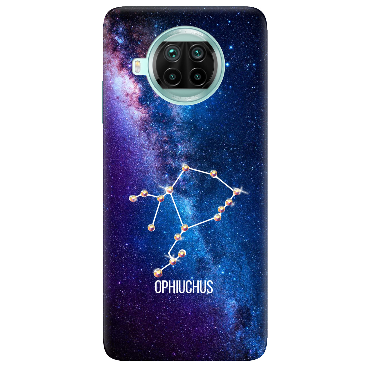 Чехол для Xiaomi Mi 10T Lite Ophiuchus (Змееносец) со стразами - фото 1